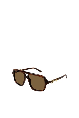 Lunettes de soleil femme - Catégorie 3 - Gucci - Marron