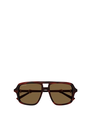 Lunettes de soleil femme - Catégorie 3 - Gucci - Marron