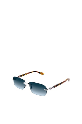 Lunettes de soleil homme - Catégorie 3 - Gucci - Argenté