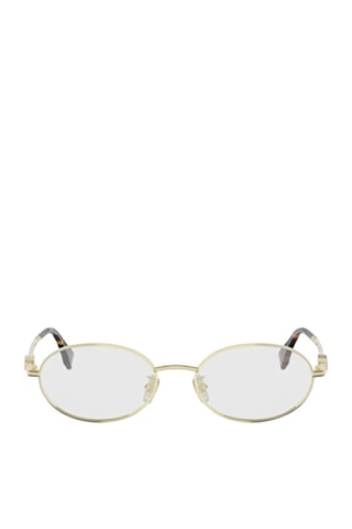 Lunettes de vue mixte - Fendi - Doré et marron