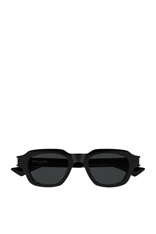Lunettes de soleil mixte - Catégorie 3 - Saint Laurent - Argenté et noir