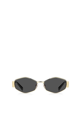 Lunettes de soleil femme - Catégorie 3 - Marc Jacobs - Doré et gris