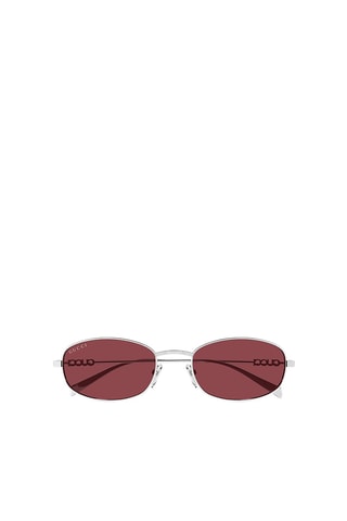 Lunettes de soleil homme - Catégorie 3 - Gucci - Argenté