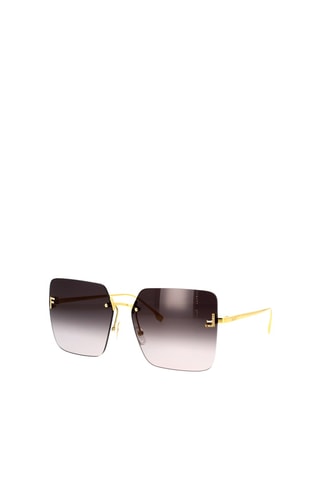 Lunettes de soleil mixte - Catégorie 3 - Fendi - Doré