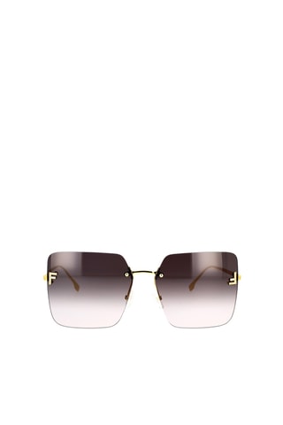 Lunettes de soleil mixte - Catégorie 3 - Fendi - Doré