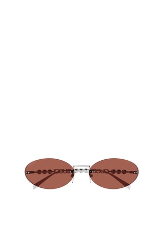 Lunettes de soleil femme - Catégorie 3 - Gucci - Argenté