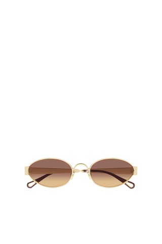Lunettes de soleil femme - Catégorie 3 - Chloé - Doré