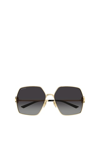 Lunettes de soleil femme - Catégorie 3 - Gucci - Doré
