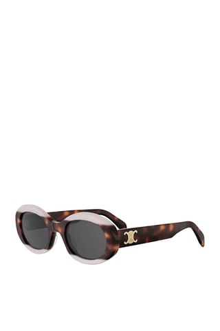 Lunettes de soleil mixte - Catégorie 3 - Celine - Blanc, marron et noir