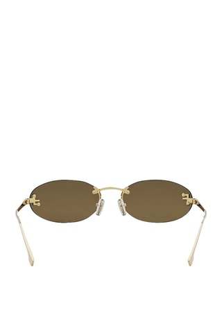 Lunettes de soleil femme - Catégorie 3 - Fendi - Doré