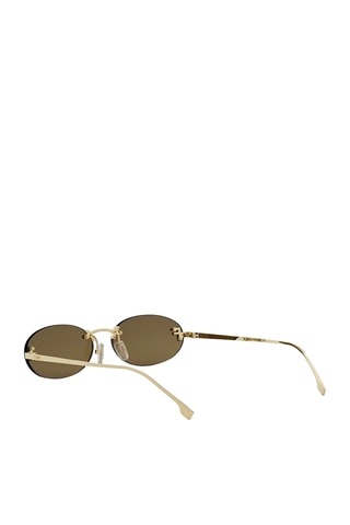 Lunettes de soleil femme - Catégorie 3 - Fendi - Doré