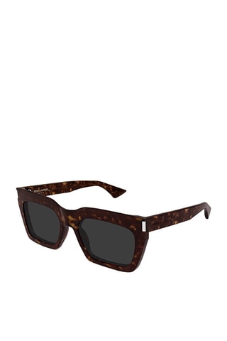 Lunettes de soleil mixte - Catégorie 3 - Saint Laurent - Gris et marron