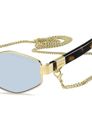 Lunettes de soleil femme - Catégorie 1 - Marc Jacobs - Doré, marron et noir