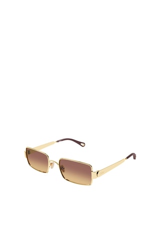 Lunettes de soleil femme - Catégorie 3 - Chloé - Doré
