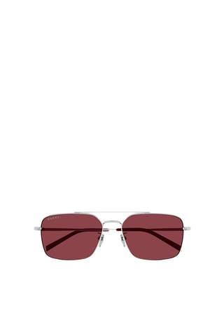 Lunettes de soleil homme - Catégorie 3 - Gucci - Argenté