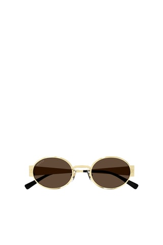 Lunettes de soleil homme - Catégorie 3 - Gucci - Doré