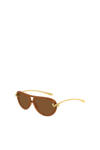 Lunettes de soleil femme - Catégorie 3 - Bottega Veneta - Marron