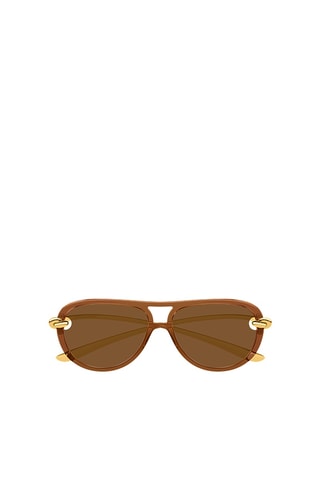 Lunettes de soleil femme - Catégorie 3 - Bottega Veneta - Marron