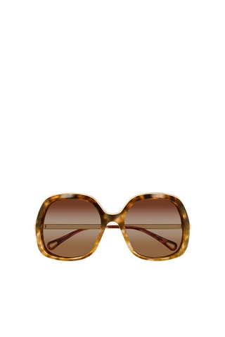 Lunettes de soleil femme - Catégorie 3 - Chloé - Marron