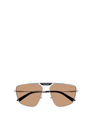 Lunettes de soleil homme - Catégorie 3 - Balenciaga - Argenté