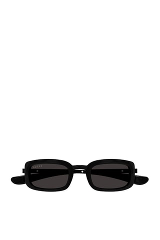 Lunettes de soleil homme - Catégorie 3 - Gucci - Argenté et noir