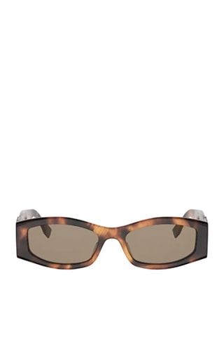 Lunettes de soleil mixte - Catégorie 3 - Fendi - Marron et noir