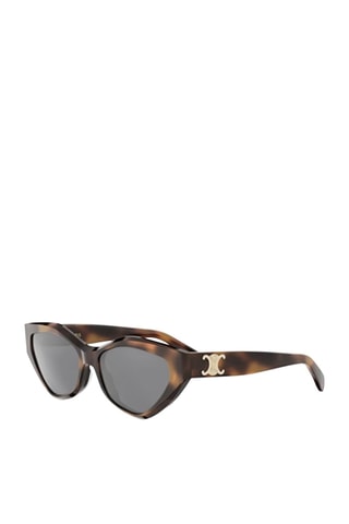 Lunettes de soleil mixte - Catégorie 3 - Celine - Gris et marron