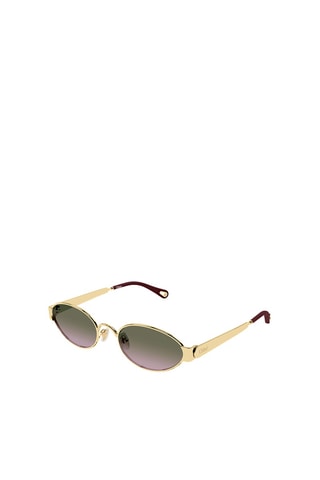 Lunettes de soleil femme - Catégorie 3 - Chloé - Doré