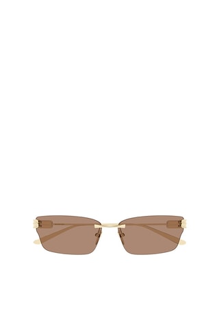 Lunettes de soleil femme - Catégorie 3 - Balenciaga - Doré