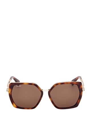 Lunettes de soleil mixte - Catégorie 3 - Max Mara - Marron