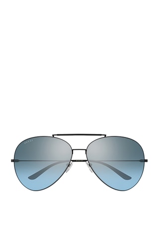 Lunettes de soleil mixte - Verres effet miroir - Catégorie 3 - Gucci - Noir