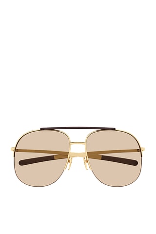 Lunettes de soleil mixte - Catégorie 3 - Gucci - Doré