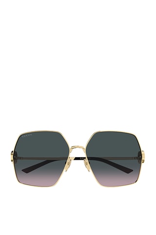 Lunettes de soleil mixte - Catégorie 3 - Gucci - Doré