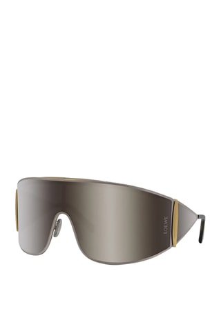 Lunettes de soleil mixte - Verres effet miroir - Catégorie 3 - Loewe - Argenté