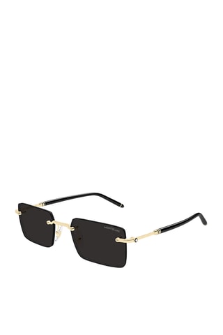 Lunettes de soleil mixte - Catégorie 3 - Montblanc - Doré et noir