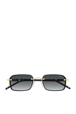 Lunettes de soleil mixte - Catégorie 3 - Montblanc - Doré et noir