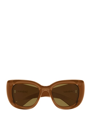 Lunettes de soleil mixte - Catégorie 3 - Saint Laurent - Marron