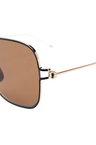 Lunettes de soleil mixte - Catégorie 3 - Thom Browne - Doré