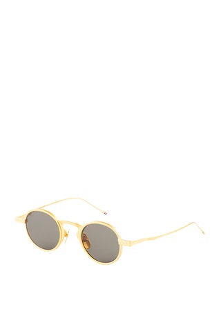 Lunettes de soleil mixte - Catégorie 3 - Thom Browne - Noir et doré