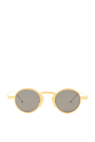 Lunettes de soleil mixte - Catégorie 3 - Thom Browne - Noir et doré