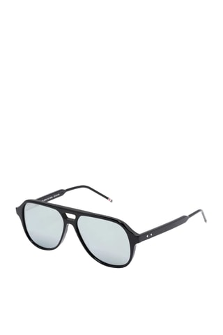 Lunettes de soleil mixte - Verres effet miroir - Catégorie 3 - Thom Browne - Noir