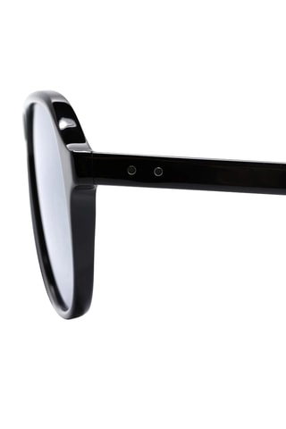 Lunettes de soleil mixte - Verres effet miroir - Catégorie 3 - Thom Browne - Noir