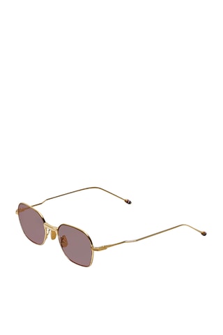 Lunettes de soleil mixte - Catégorie 3 - Thom Browne - Doré