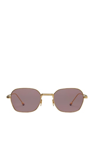 Lunettes de soleil mixte - Catégorie 3 - Thom Browne - Doré