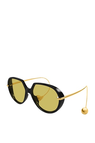 Lunettes de soleil mixte - Catégorie 3 - Bottega Veneta - Noir et doré