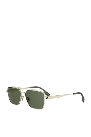 Lunettes de soleil mixte - Catégorie 3 - Fendi - Argenté