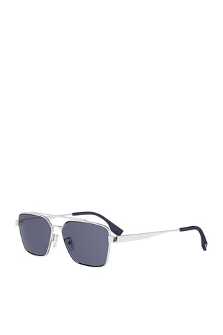Lunettes de soleil mixte - Catégorie 3 - Fendi - Argenté