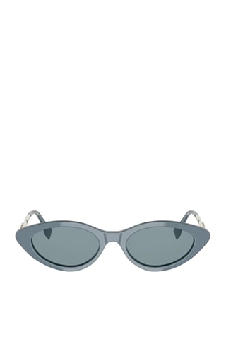 Lunettes de soleil mixte - Catégorie 3 - Fendi - Bleu et doré