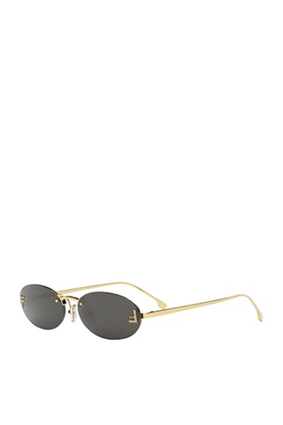 Lunettes de soleil mixte - Catégorie 3 - Fendi - Doré