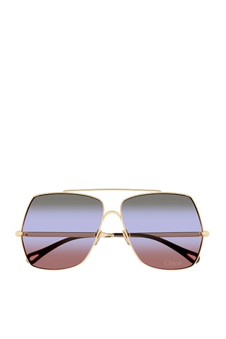 Lunettes de soleil mixte - Catégorie 3 - Chloé - Doré